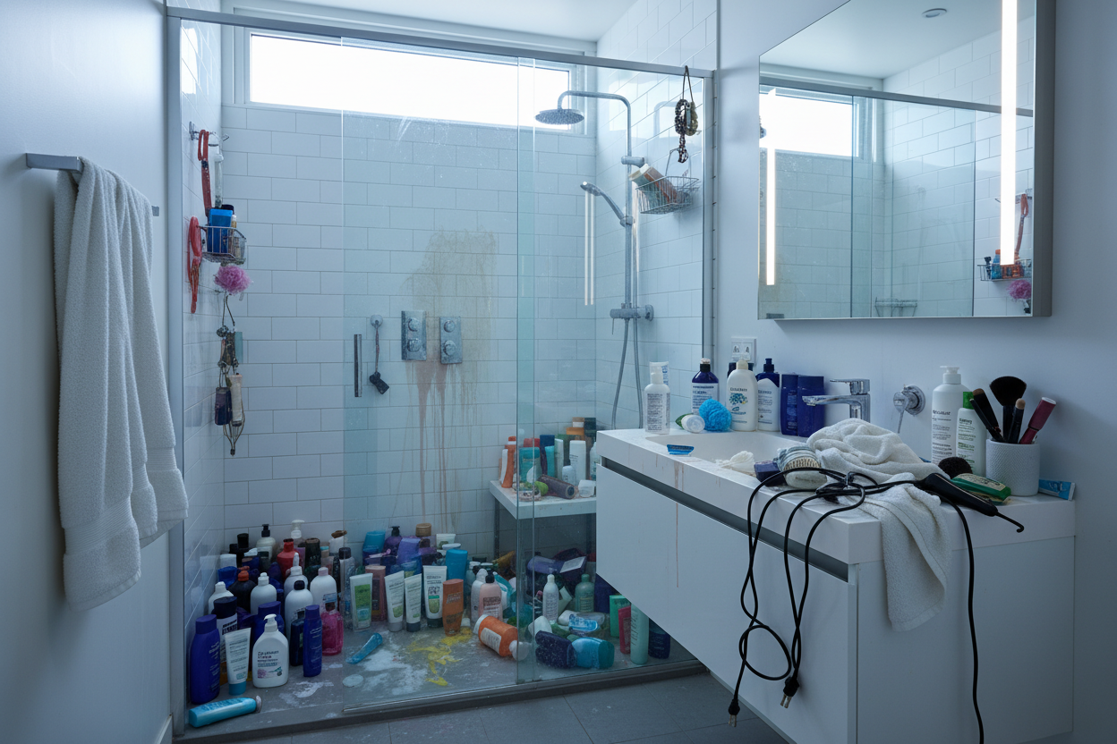 Why Does My Shower Always Look Messy? (Easy Bathroom Organization Tips)