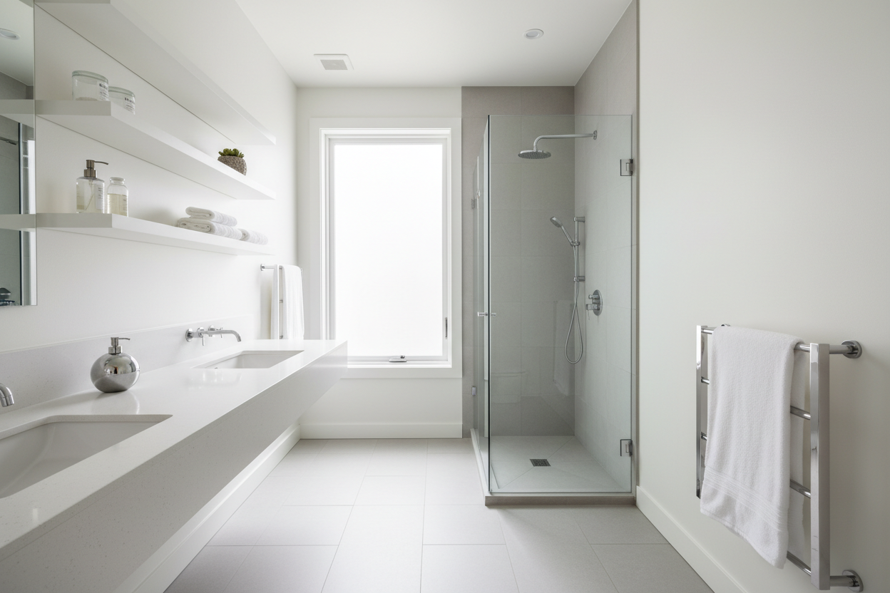 How Can I Make a Small Bathroom Feel Bigger? (Space-Saving Organization Tips)