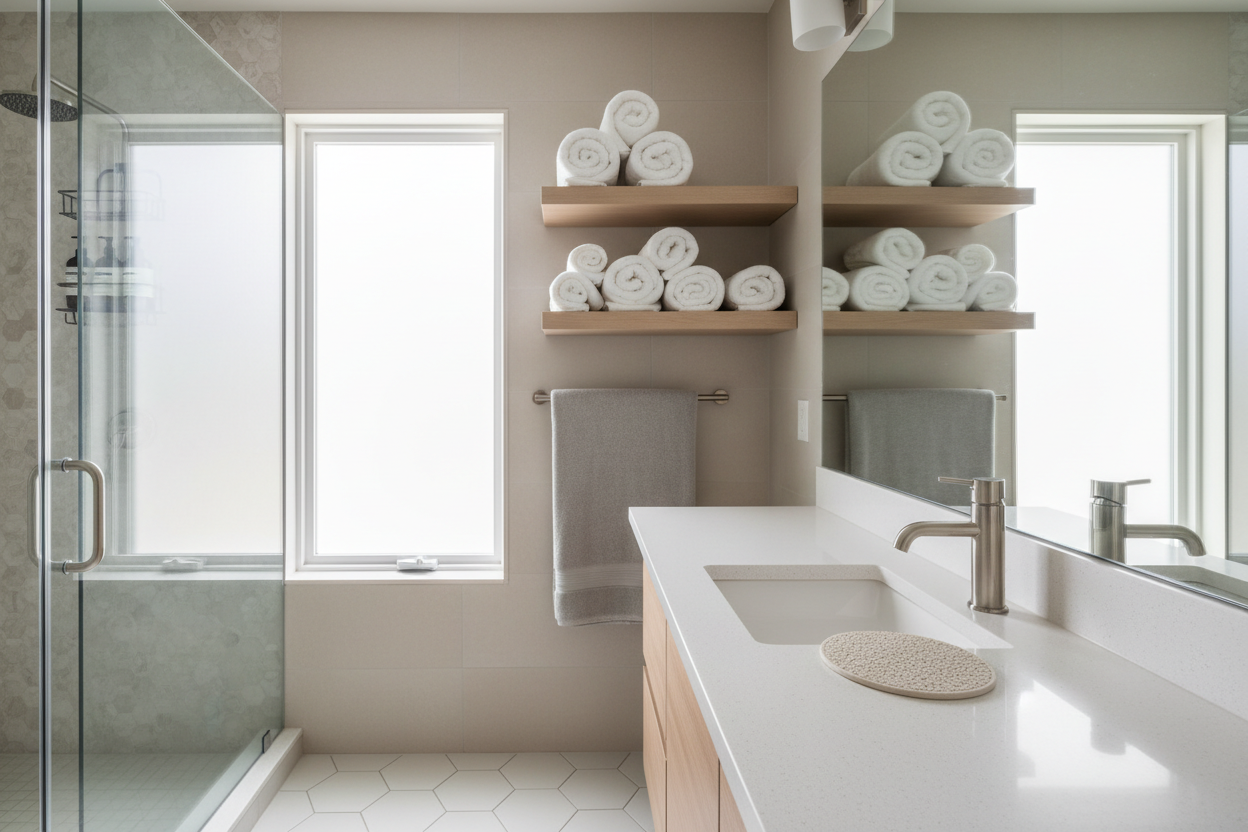 Smart Bathroom Storage Ideas (Maximize Space Without Clutter)