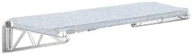 Omega Products Corporation 14" Deep x 60" Wide x 7" High Fixed Solid Galvanized Wall Mount Shelving Kit