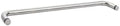 Rockwell Security Mont Hard Single Sided Towel Bar 18 Inch Glass Polished Chrome Finish for Commercial and Residential Frameless Heavy Glass Shower Doors