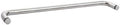 Rockwell Security Mont Hard Single Sided Towel Bar 20 Inch Glass Polished Chrome Finish for Commercial and Residential Frameless Heavy Glass Shower Doors