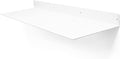 Mitus Floating Shelf Wall Mounted (11 inch x 36 inch) Heavy Duty Industrial Modern Steel, White