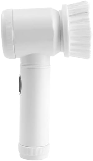 Cordless Electric Spin Scrubber - Multi-Surface Cleaning Brush with Multiple Brush Heads, Waterproof, Wall-Mountable for Bathroom, Kitchen, Tile, Pot & Dish Cleaning (Main Unit + 3 Brush Heads)