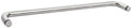 Rockwell Security Mont Hard Single Sided Towel Bar 24 Inch Glass Polished Chrome Finish for Commercial and Residential Frameless Heavy Glass Shower Doors