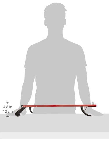 Sammons Preston Reacher, Red, 26 Inch, Grabber Reacher Tool, Lightweight Trash Picker Grabber & Garden Nabber, Aluminum Picker Up Tool & Reaching Claw, Portable Reaching Assist & Dressing Tool, 3 Pack