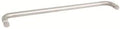 Rockwell Security Mont Hard Single Sided Towel Bar 18 Inch Glass Brushed Nickel Finish for Commercial and Residential Frameless Heavy Glass Shower Doors