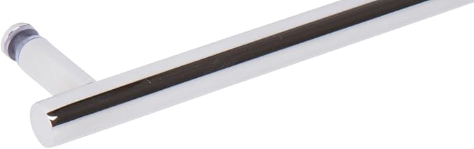 Rockwell Security 24" Ladder Type Single Side Towel Bar in Chrome Finish for Glass Shower Doors