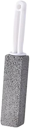 Pumice Toilet Brush, Hard Watermark Remover Cleaning Stone, Suitable for Tile Grout Rust Grill Toilet Bowls (1pcs)