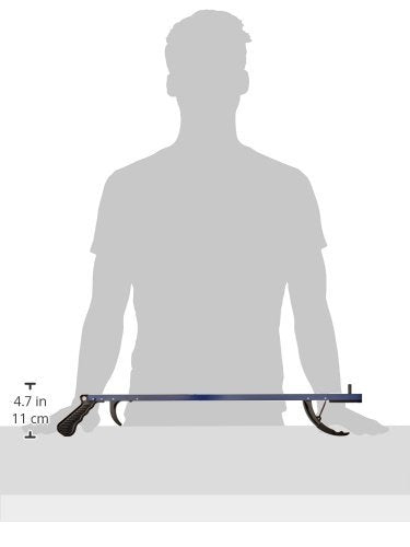 Sammons Preston Reacher, Blue, 26 Inch, Grabber Reacher Tool, Lightweight Trash Picker Grabber & Garden Nabber, Aluminum Pick Up Tool & Reaching Claw, Portable Reaching Assist & Dressing Tool, 3 Pack