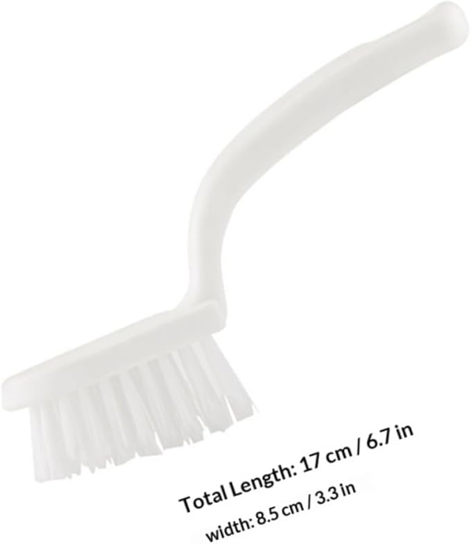 SUPVOX 5pcs Kitchen Seam Cleaning Brush Set White Hard Bristle Crevice Brush for Window Slot Groove and Countertop Cleaning for Narrow Gaps and Corners