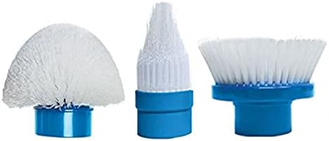 As Seen On Tv Replacement Brushes for Turbo Scrub Pro Power Electric Spin Scrubber Corner Brush Kit