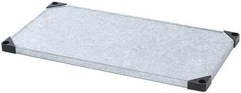 Omega Products Corporation 14" Deep x 36" Wide x 7" High Fixed Solid Galvanized Wall Mount Shelving Kit
