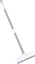 VICASKY Long Handle Floor Scrub Brush with Hanging for Bathroom Kitchen Cleaning Wide Hard Bristle Scrubber for Efficient Tile and Grout Cleaning