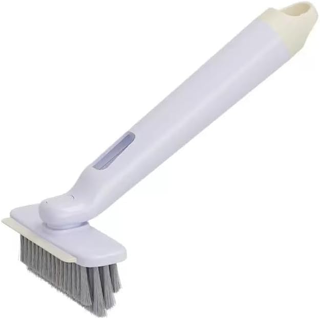 Crevice Brushes for Cleaning | Grout 360-degree Rotating Brush | Tile Crevice Scrubbing Tool - for Shower Bathroom Toilet Kitchen Home (Purple)