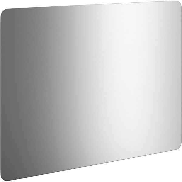 Removable Sink Side Splash, Stainless Steel, Silver, 18 x 12 Inches, Type 304, 18 Gauge
