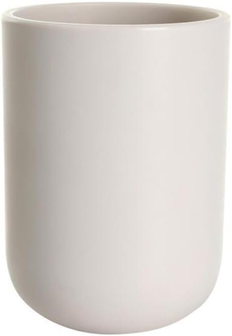 Solid Color mouthwash Cup, Simple Solid Color Toothbrush Cup, Toothbrush Holder 1 Piece, 10 oz (300 ml) (Khaki)