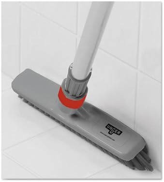 Unger CB20G SmartColor Swivel Corner Brush, 8 2/3-Inch, Gray Handle