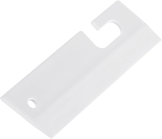 Cabilock Silicone Squeegee for Shower Glass and Window Cleaning, Small White Bathroom Silicone Scraper for Mirror, Tile, Car Windows, Wall Surfaces, Hanging Soft Rubber Squeegee Tool