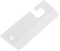 KICHOUSE Silicone Squeegee for Window Cleaning and Shower Doors, White Soft Silicone Blade with Hanging Hole, Bathroom Glass Mirror Tile Wall Water Scraper for Home Cleaning