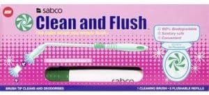 Sabco Clean And Flush Toilet Brush System