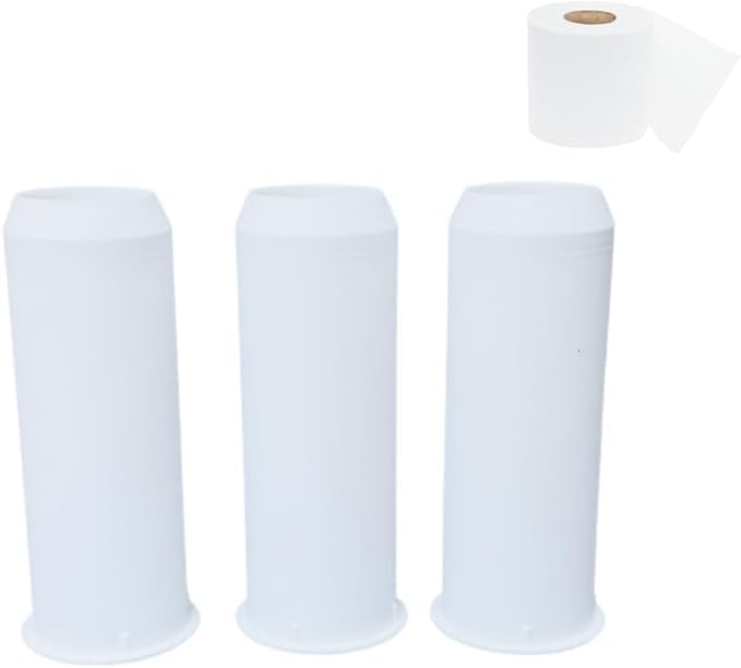 ParaBellum Designs Large TP Glide Roller – Friction-Free Insert for Smooth Bathroom Use – Made in USA (3-Pack Large)