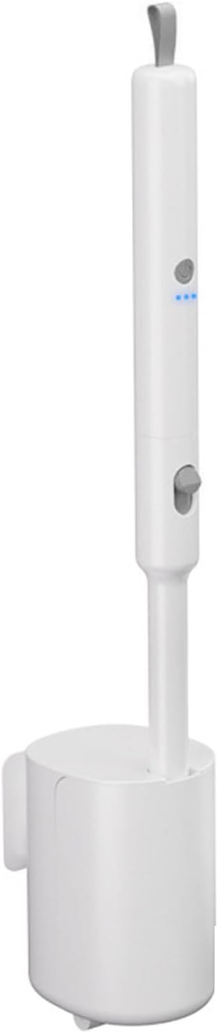 PANGBOER Electric Rotating Toilet Brush Wall Mounted with Head 360 Degree Scrubber Tool for Stubborn Stain