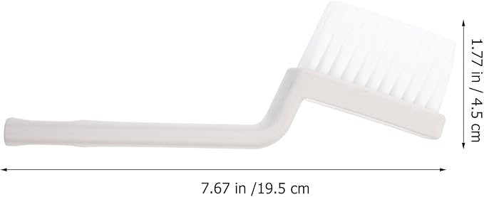 Angoily 2pcs Heavy Duty Floor Scrubber Brush and Grout Cleaning Brush with Stiff Bristles for Tile Floors, Shower, Bathroom, Kitchen, and Baseboard Detailing