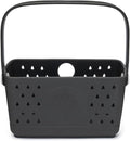 Parker Baby Bath Caddy | BPA Free & Food Grade Shower Caddy Organizer for Toys & Supplies | Quick-Dry, Sturdy & Perfect Size Shower Basket w/Handle in Neutral Colors