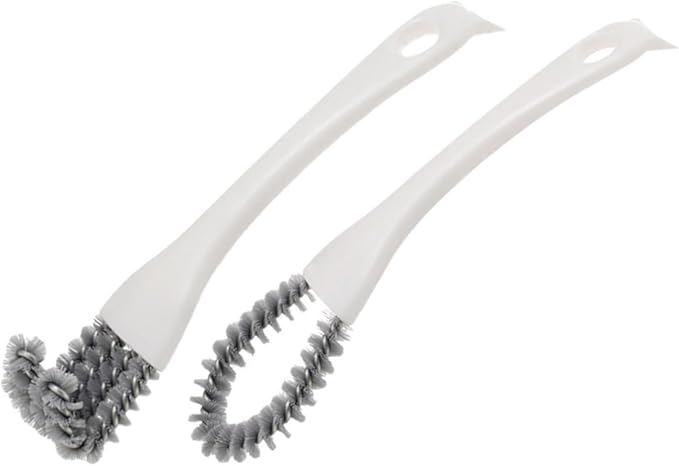 Multifunctional Grout Cleaner Grip Brush and Crevice Cleaning Brush 2pcs Set Heavy Duty for Stove BBQ Grill and Dead Corner Cleaning