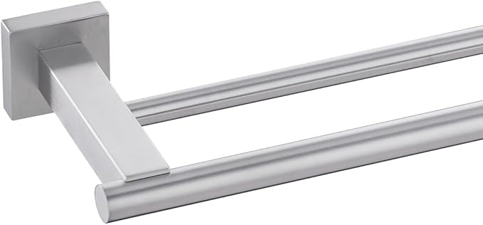 Miyili 36-Inch Bath Double Towel Bar Stainless Steel Bathroom Towel Rack Holder Wall Mount Brushed Finish, A02N90B