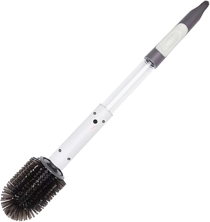 USB Power Toilet Scrubber with Extendable Handle & Build in Detergent Dispenser Easy to Carry for Bathroom Health Hygienic Toilet Brush with Auto Liquid Dispenser