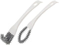 2pcs Multifunctional Kitchen Cleaning Brush Set, Handheld Soft Bristle Grout and Crevice Scrubbers for Stove, Grill, and Home Cleaning