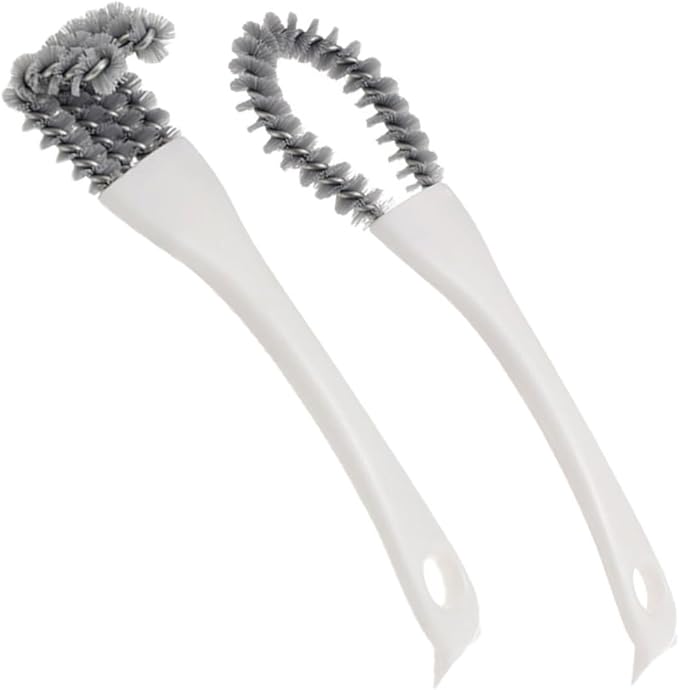 2pcs Multi Function Crevice Cleaning Brush for Tight Spaces Durable Grout Brush for Kitchen Bathroom More Ergonomic Design for Efficient Scrubbing