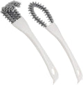 2pcs Multi Function Crevice Cleaning Brush for Tight Spaces Durable Grout Brush for Kitchen Bathroom More Ergonomic Design for Efficient Scrubbing