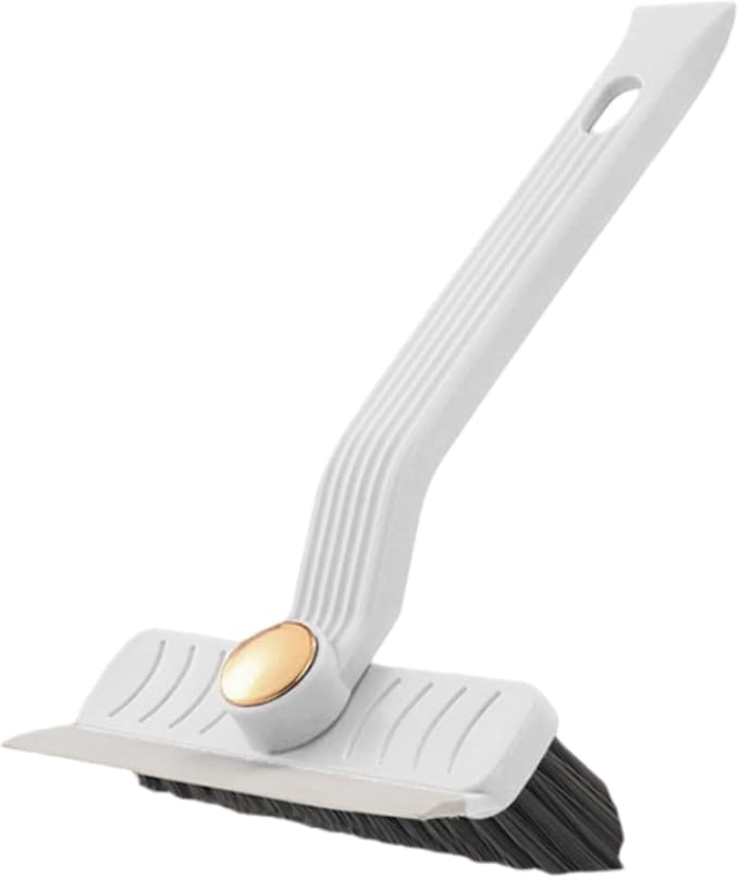 360° Rotating Gap Cleaning Brush - Multi-Purpose Hard Bristle Crevice Brush for Kitchen, Bathroom, Home, 9.45"x5.12"x1.97" (White)