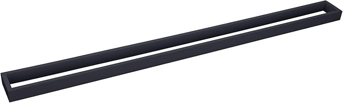 GERZWY Matte Black 36-Inch Bathroom Towel Bar SUS 304 Stainless Steel Bath Towel Bar Modern Style Wall Mount HG17703-BK