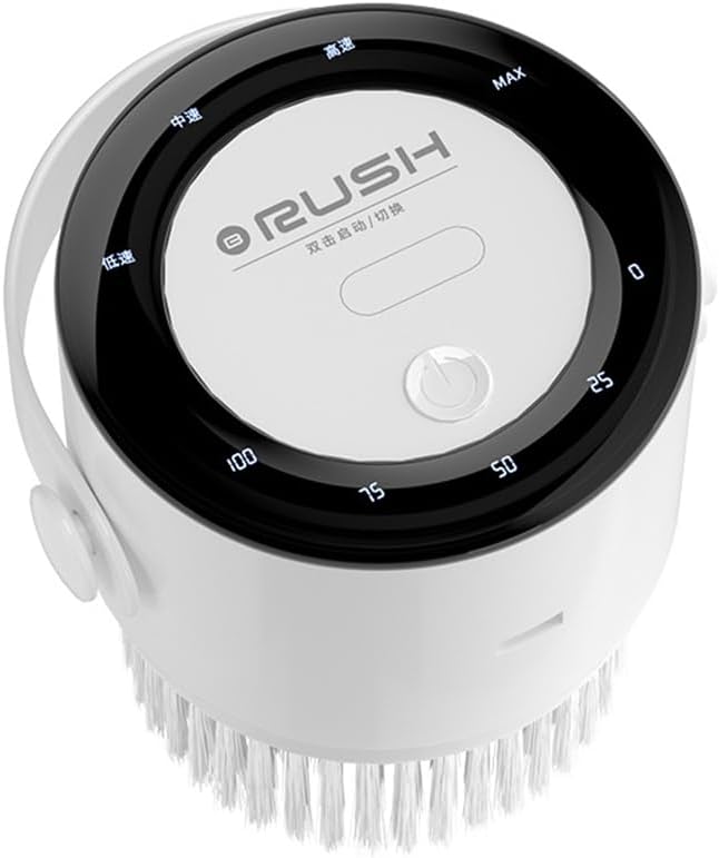Wireless 5-In-1 Handheld Multifunctional Cleaning Brush for Kitchen and Bathroom, Electric Dishwasher Brush White