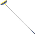 SUPVOX Long Handle Floor Brush with Stiff Bristles 126cm Blue-Yellow Scrub Brush for Bathroom Tile Grout and Floor Groove Cleaning Heavy-Duty Indoor Grout for Toilet and Shower