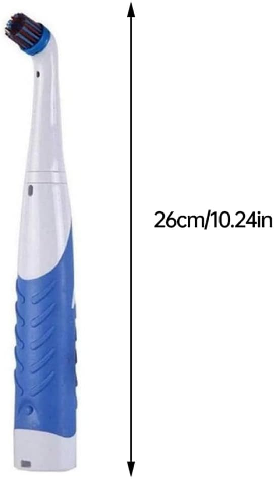 Reveal Power Scrubber Electric Cleaning Brush with 4 Brush Heads for Tub Kitchen Blue..