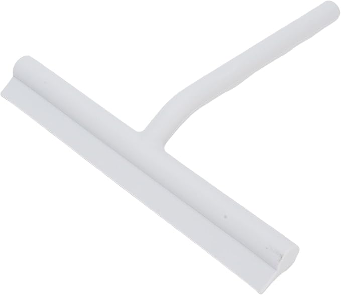 Zerodis Shower Squeegee with Silicone Construction for Glass and Tile, Ergonomic Grip and Convenient Hook for Bathroom and Kitchen Use (53mm)