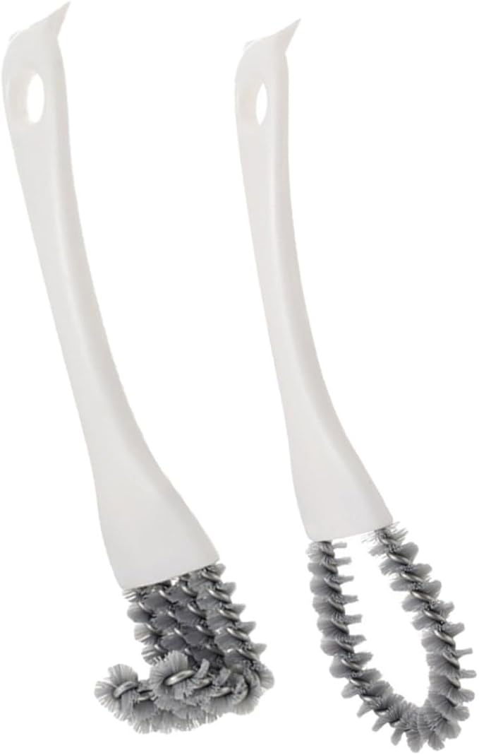 Multifunctional Kitchen Cleaning Brush Set 2pcs – Powerful Grout and Crevice Scrub Brushes for Stove, BBQ Grill, and Hard-to-Reach Areas – Handheld Household Scrubber Tool