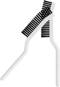 2pcs Crevice Cleaning Brush Set Household Cleaning Brush for Bathroom and Kitchen Tiles Long Handle for Window Tracks and Tight Spaces
