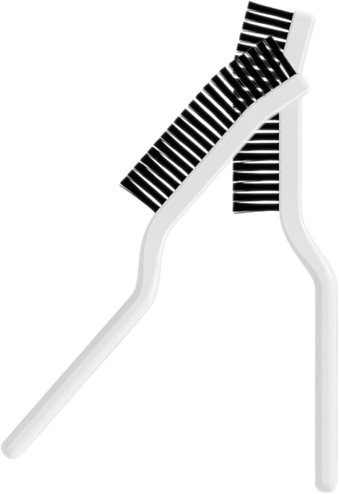 2pcs Crevice Cleaning Brush Set Household Cleaning Brush for Bathroom and Kitchen Tiles Long Handle for Window Tracks and Tight Spaces