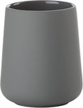 ZONE DENMARK Nova One Toothbrush Cup | Sleek & Durable Modern Bathroom Accessory | Revitalize Your Daily Routine with Scandinavian Elegance and Practicality Unite- (Gray)