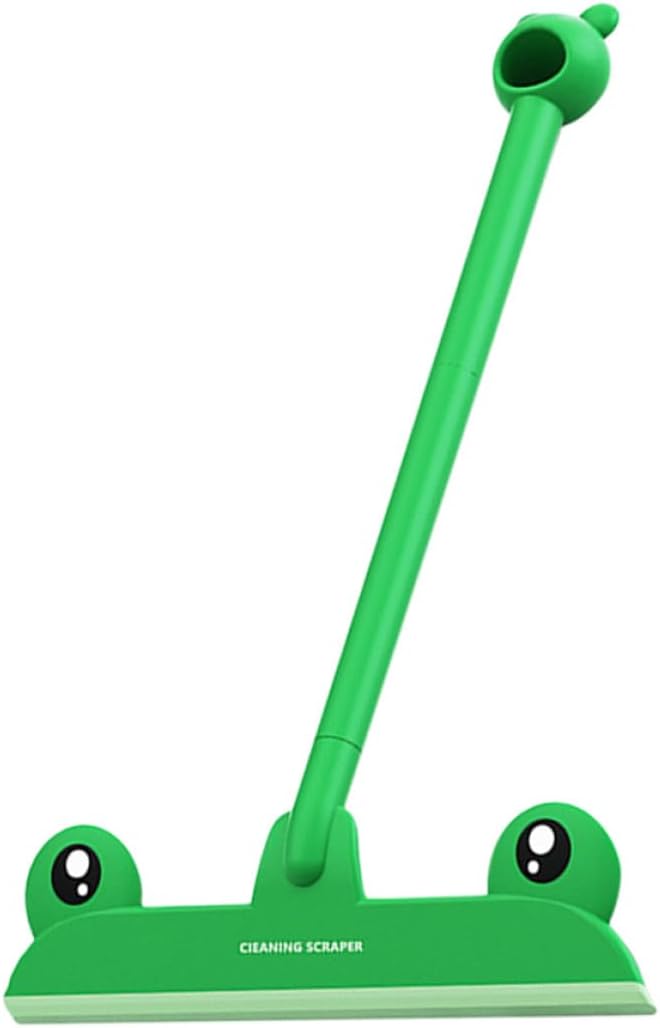 DECHOUS Creative Frog Shower Squeegee Plastic Window Cleaning Tool Glass Squeegee for Bathroom Shower Doors Tile and Car Windshield Cleaning