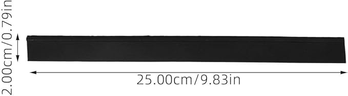 2pcs Window Squeegee Replacement Rubber Strips Water Wiper Blades for Glass Cleaning and Maintenance Easy Install Squeegee Refills for Window Cleaning