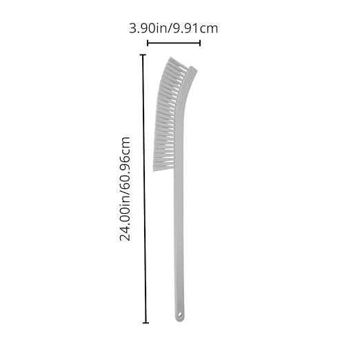 SPARTA Plastic Narrow Radiator Brush for Dusting Between Radiators, Vents, And Ducts, 24 Inches, Green