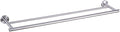 GERZWY Bathroom Double Towel Bar Stainless Steel 30-Inch Bath Towel Bar Modern Style Wall Mount Brushed Finish AG1102C75-LS
