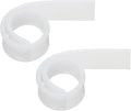 MECCANIXITY Replacement Squeegee Rubber for Window, Glass, Shower Doors, Tile Wall Cleaning, 9.84 Inch, White Pack of 2